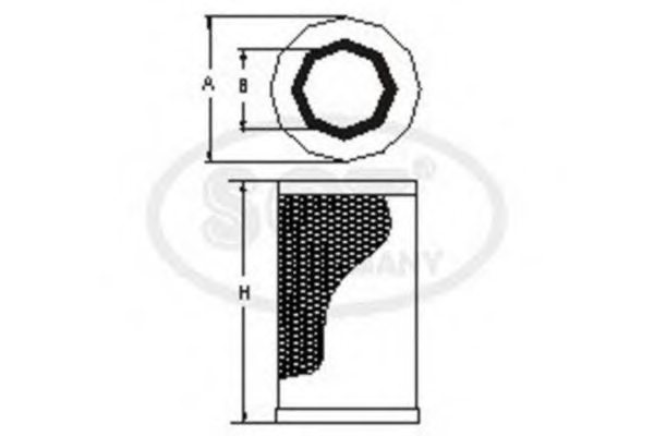 SCT Germany SB 901 Air Filter